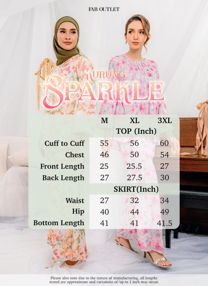 Kurung Sparkle in Jeanette