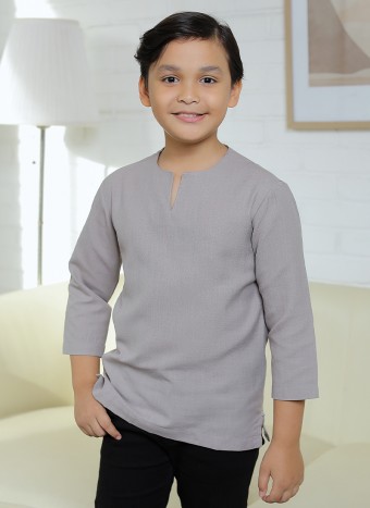 Kurta Little Eshaan in Grey