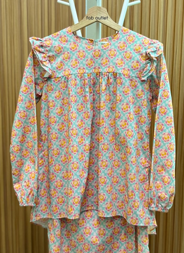 Kurung Doll in Burnt Orange Kurung Doll in Burnt Orange