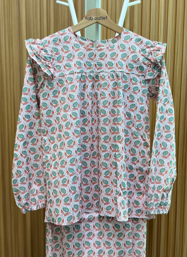 Kurung Doll in Orange Sage Kurung Doll in Orange Sage