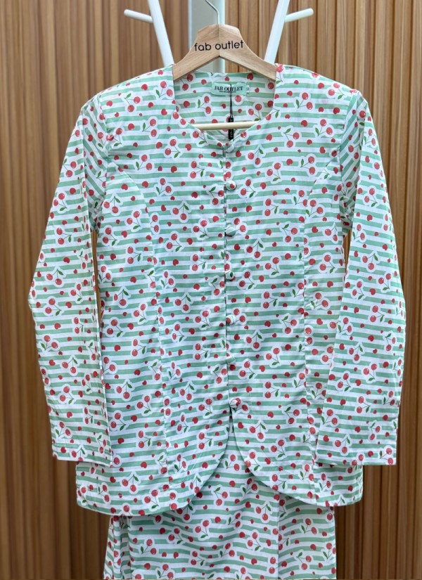 Mini Kebaya in Green Cherry Mini Kebaya in Green Cherry