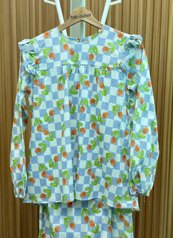 Kurung Doll in Purple Persimmon Kurung Doll in Purple Persimmon